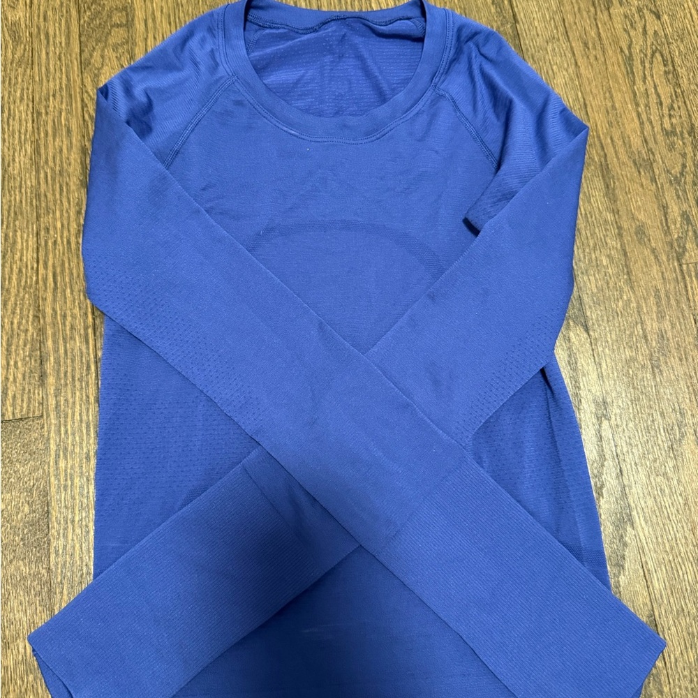 lululemon athletica Blue Long Sleeve Top